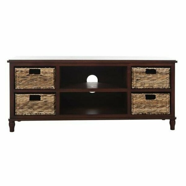 Safavieh Rooney Tv Unit- Cherry - 20.1 X 15.7 X 47.2 In. AMH5745C